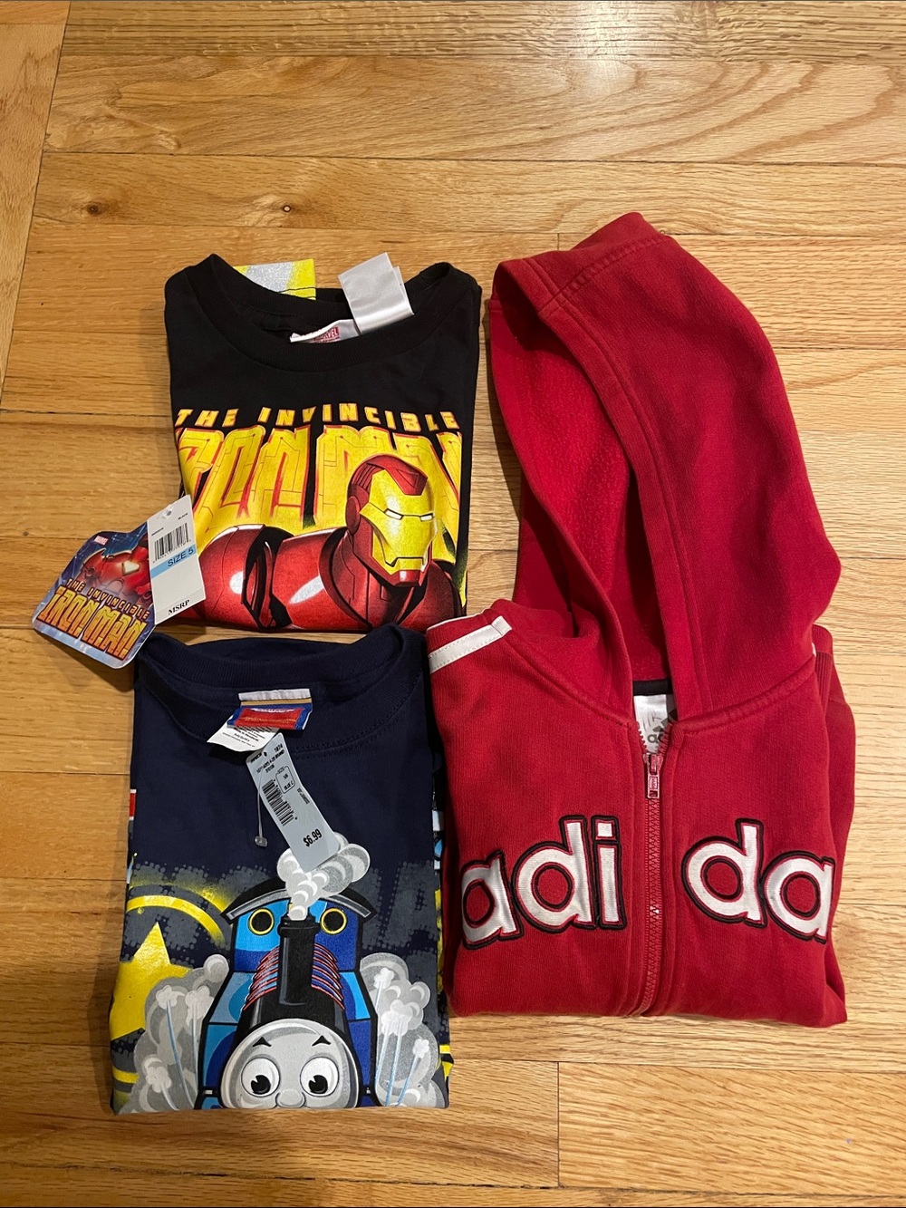 Lot of 3 Boys Hoodie and T-Shirts